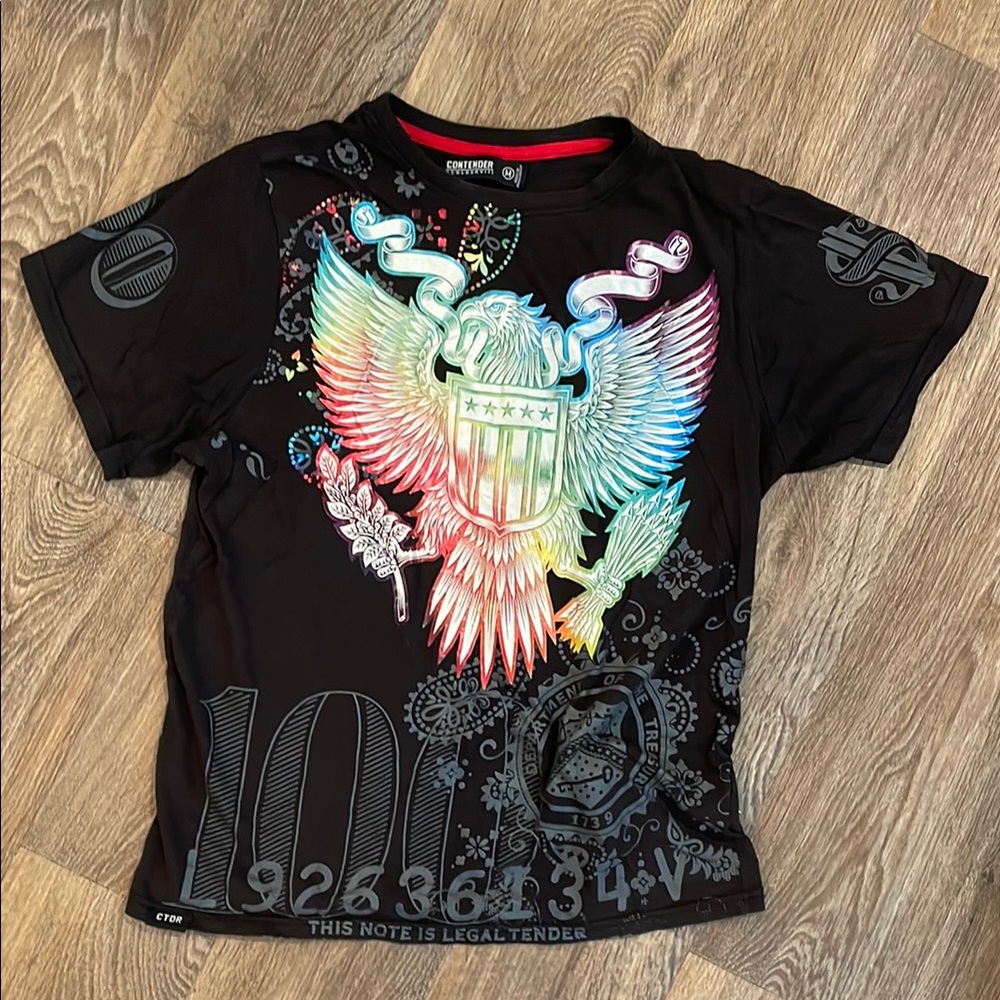 Black Short Sleeve Graphic Tee